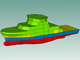 3D Acoustic Model (Search and Rescue Ship)