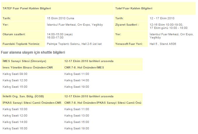 TATEF'10 Fuarı'ndaki ücretsiz, 'İleri Mühendislik Analizleri ve İyi Tasarımın Kriterleri' panelimizi Kaçırmayın